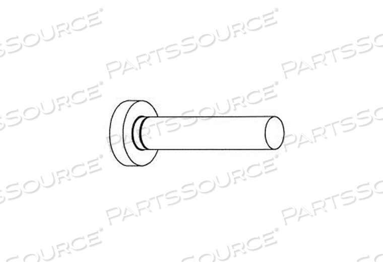 M5 X 0.03" X 0.98" STAINLESS STEEL PAN HEAD SCREW by STERIS Corporation