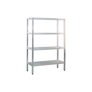 ALUMINUM HEAVY DUTY 4-SHELF RACK, 20"W X 72"H X 42"L by New Age Industries