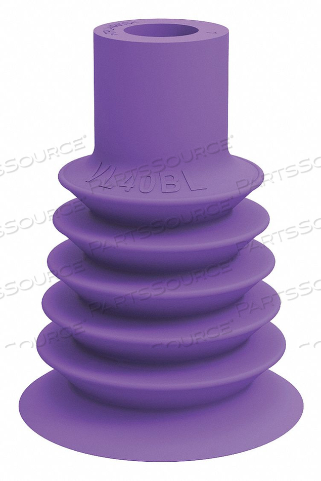 SUCTION CUP PURPLE 40MM DIA 53MM H PK5 by Valuline