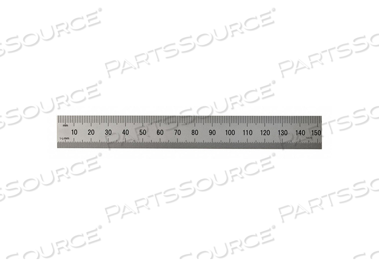 STEEL RULE RIGID 6IN 32/64THS/0.5/1MM by Mitutoyo STEEL RULE RIGID 6IN 32/64THS/0.5/1MM by Mitutoyo