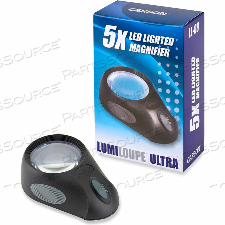 5X LUMILOUPE ULTRA LIGHTED MAGNIFIER by Carson