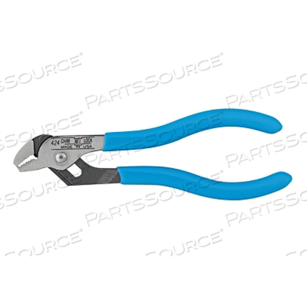 STRAIGHT JAW TONGUE AND GROOVE PLIERS, 4-1/2 IN OAL, 3 ADJUSTMENTS, SERRATED by Channellock Inc.