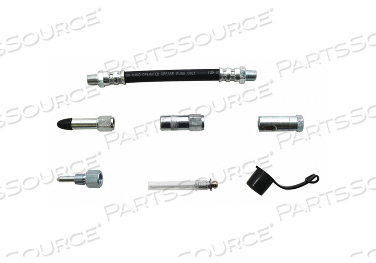 GREASE GUN FITTING KIT STEEL 12000 PSI by Lubrimatic GREASE GUN FITTING KIT STEEL 12000 PSI by Lubrimatic