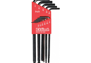 BALL END HEX KEY SET 11 PIECES by Eklind Tool Company