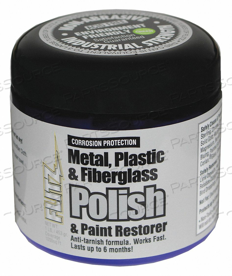 FIBERGLASS PASTE POL. METAL PLAST 1 LB. by Flitz Premium Polishing Products