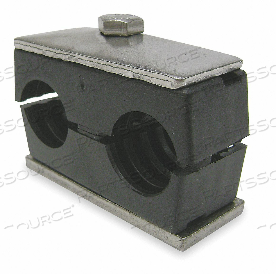 TUBE CLAMP KIT PIPE 1/4 IN ZINC-PLATED by Behringer Pipe Systems