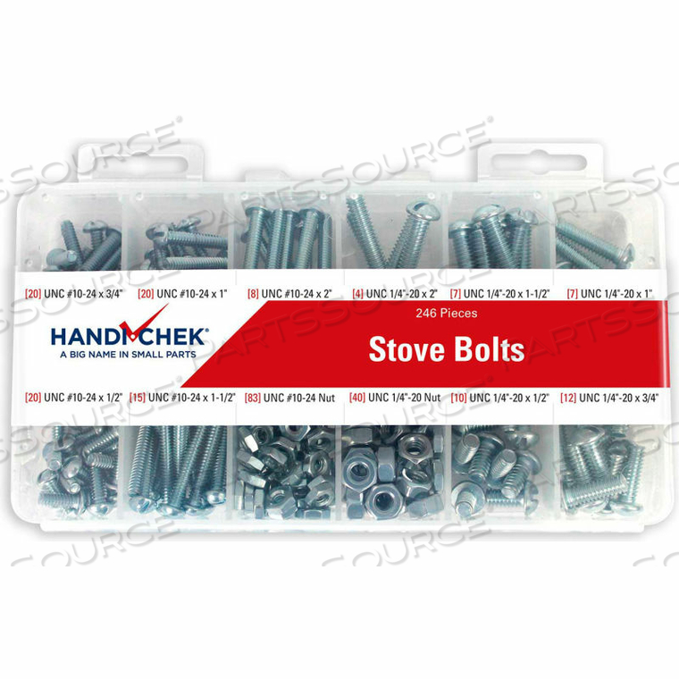 STOVE SCREW ASSORTMENT 248 PIECE 