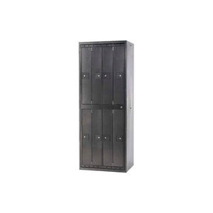 8 DR HANGING GARMENT LOCKER W/CAM LOCK, 30-19/32"WX21-7/16"WX80-13/16"H, SLVR VN, ASSEMBLED by Penco Products