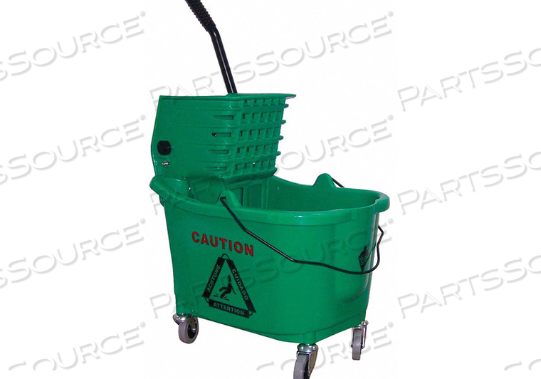 D8082 MOP BUCKET AND WRINGER 8-3/4 GAL. GREEN by Tough Guy