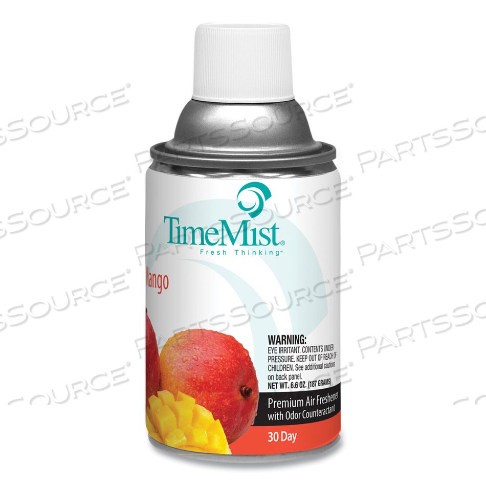PREMIUM METERED AIR FRESHENER REFILL, MANGO, 6.6 OZ AEROSOL SPRAY by TimeMist