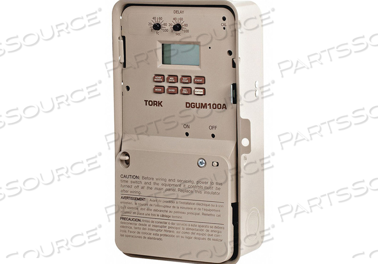 ELECTRONIC TIMER 7/365 DAYS SPDT MOMEN by Tork ELECTRONIC TIMER 7/365 DAYS SPDT MOMEN by Tork