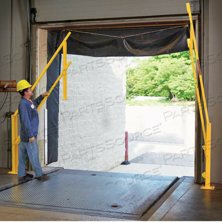 DUAL VERTICAL LIFT SAFE, FITS 8' CLEAR OPENING, SAFETY YELLOW by Fabenco Inc. DUAL VERTICAL LIFT SAFE, FITS 8' CLEAR OPENING, SAFETY YELLOW by Fabenco Inc.