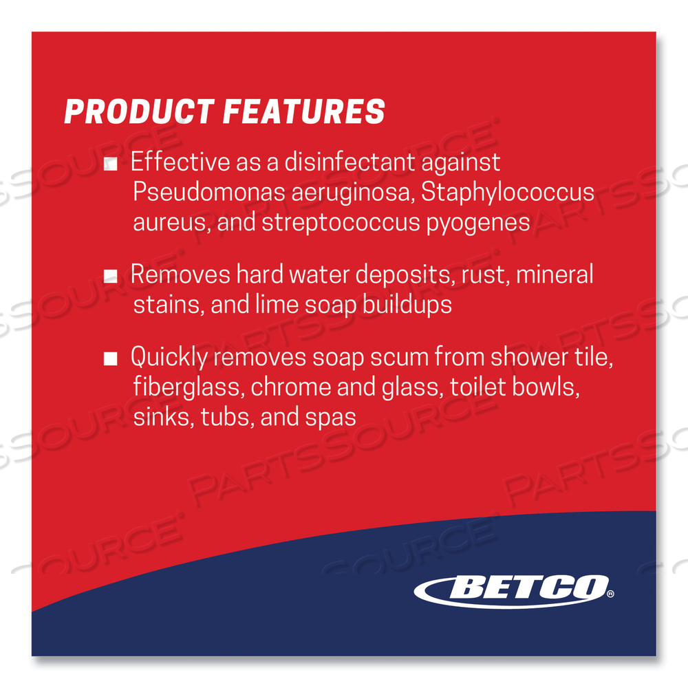 SURE BET II FOAMING DISINFECTANT, CITRUS SCENT, 1 GAL BOTTLE by Betco Corporation SURE BET II FOAMING DISINFECTANT, CITRUS SCENT, 1 GAL BOTTLE by Betco Corporation