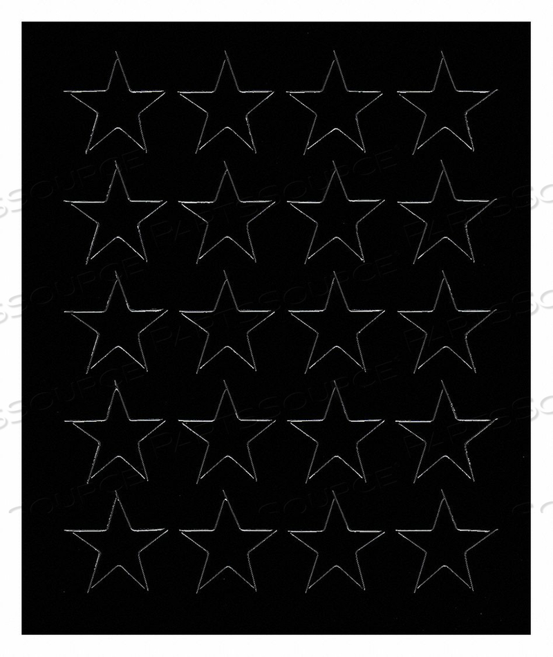 MAGNETIC STARS 3/4 IN W BLACK PK20 by Magna Visual MAGNETIC STARS 3/4 IN W BLACK PK20 by Magna Visual