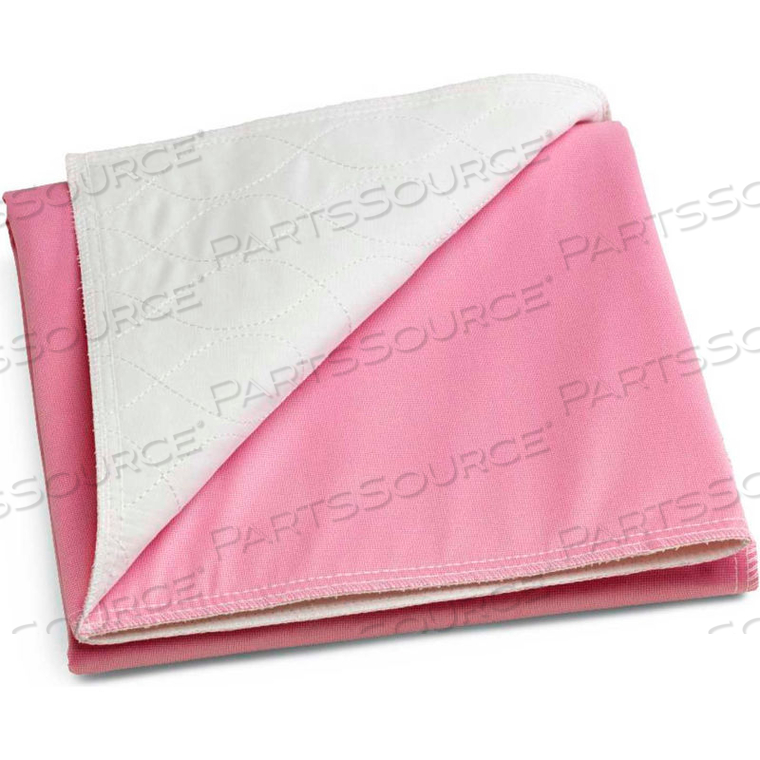 SOFNIT 300 REUSABLE UNDERPADS, 34" X 48", PINK, 24/CASE by Medline Industries, Inc.