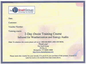 THERMOGRAPHY TRAINING ONSITE WEATHER by The Snell Group THERMOGRAPHY TRAINING ONSITE WEATHER by The Snell Group