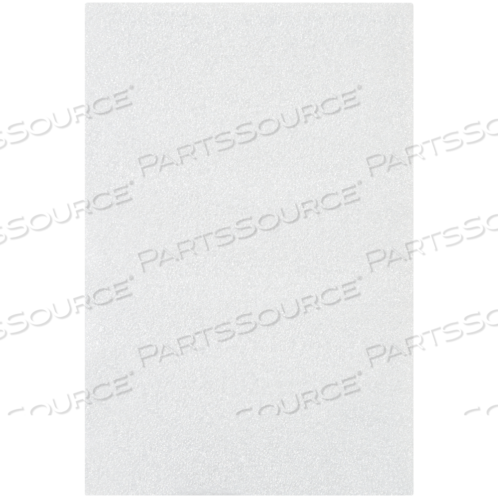 FLUSH CUT FOAM POUCHES, 6" X 9", WHITE, 275/CASE by BOX Partners (Box Acquisitions, LLC)