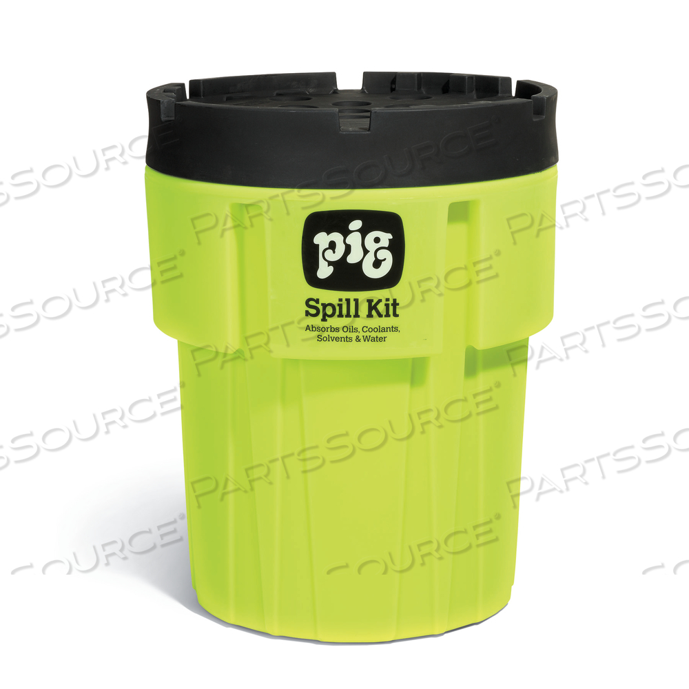 PIG SPILL KIT IN 95-GALLON HIGH-VISIBILITY CONTAINER by New Pig Corporation PIG SPILL KIT IN 95-GALLON HIGH-VISIBILITY CONTAINER by New Pig Corporation