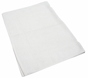 BATH MAT 20X30 IN. WHITE PK12 by R&R Textile Mills, Inc.