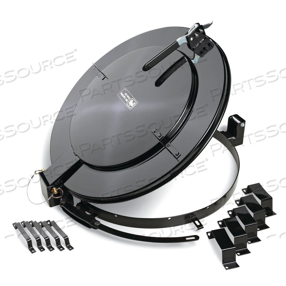 PIG LATCHING LID WITH FAST-LATCH RING FOR POLY DRUM by New Pig Corporation