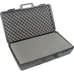 PLASTIC PROTECTIVE STORAGE CASES WITH PINCH TEAR FOAM, 27-1/2"X16"X7", BLACK by Western Case Inc.