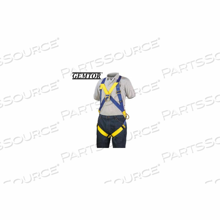 FULL-BODY HARNESS - HIP D-RINGS - UNIVERSAL - FRONT D-RING by Gemtor FULL-BODY HARNESS - HIP D-RINGS - UNIVERSAL - FRONT D-RING by Gemtor