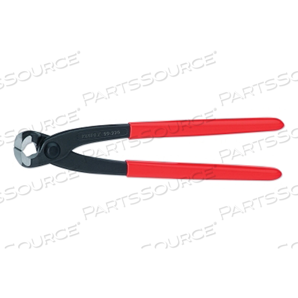 CONCRETORS' NIPPERS, 10 IN, POLISHED, PLASTIC COATED GRIP by Knipex