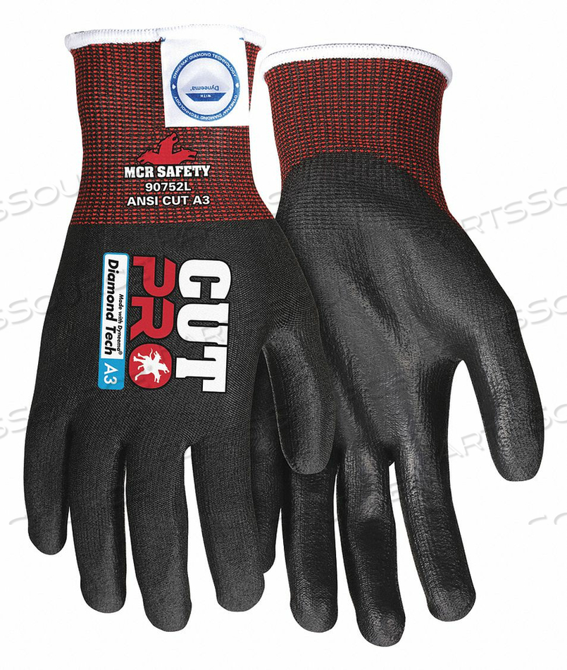 CUT-RESISTANT GLOVES XL GLOVE SIZE PK12 