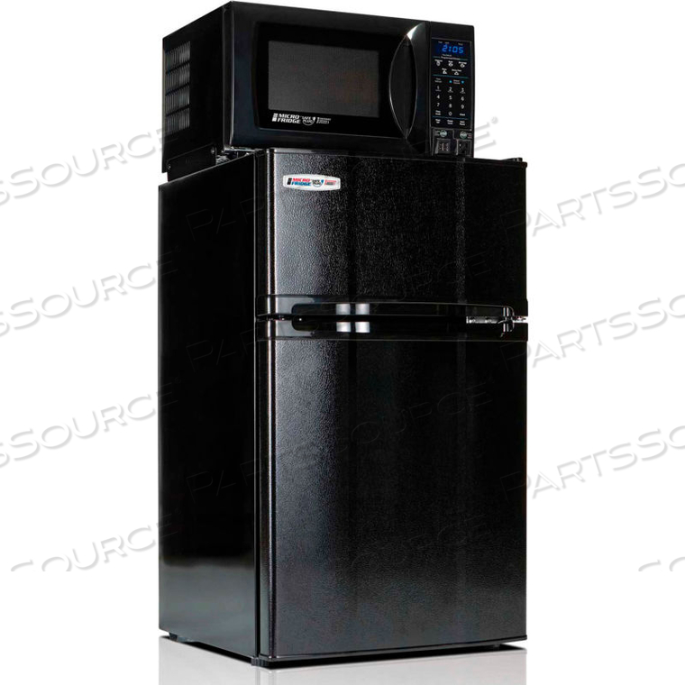 COMBINATION APPLIANCE, 3.1 CF, 700 WATT MW, MANUAL DEFROST, ESR, BLACK 