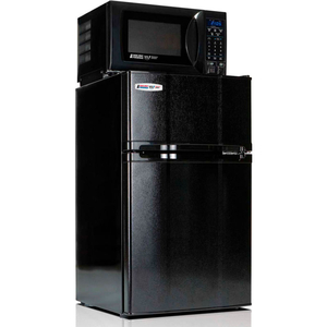 COMBINATION APPLIANCE, 3.1 CF, 700 WATT MW, MANUAL DEFROST, ESR, BLACK by MicroFridge