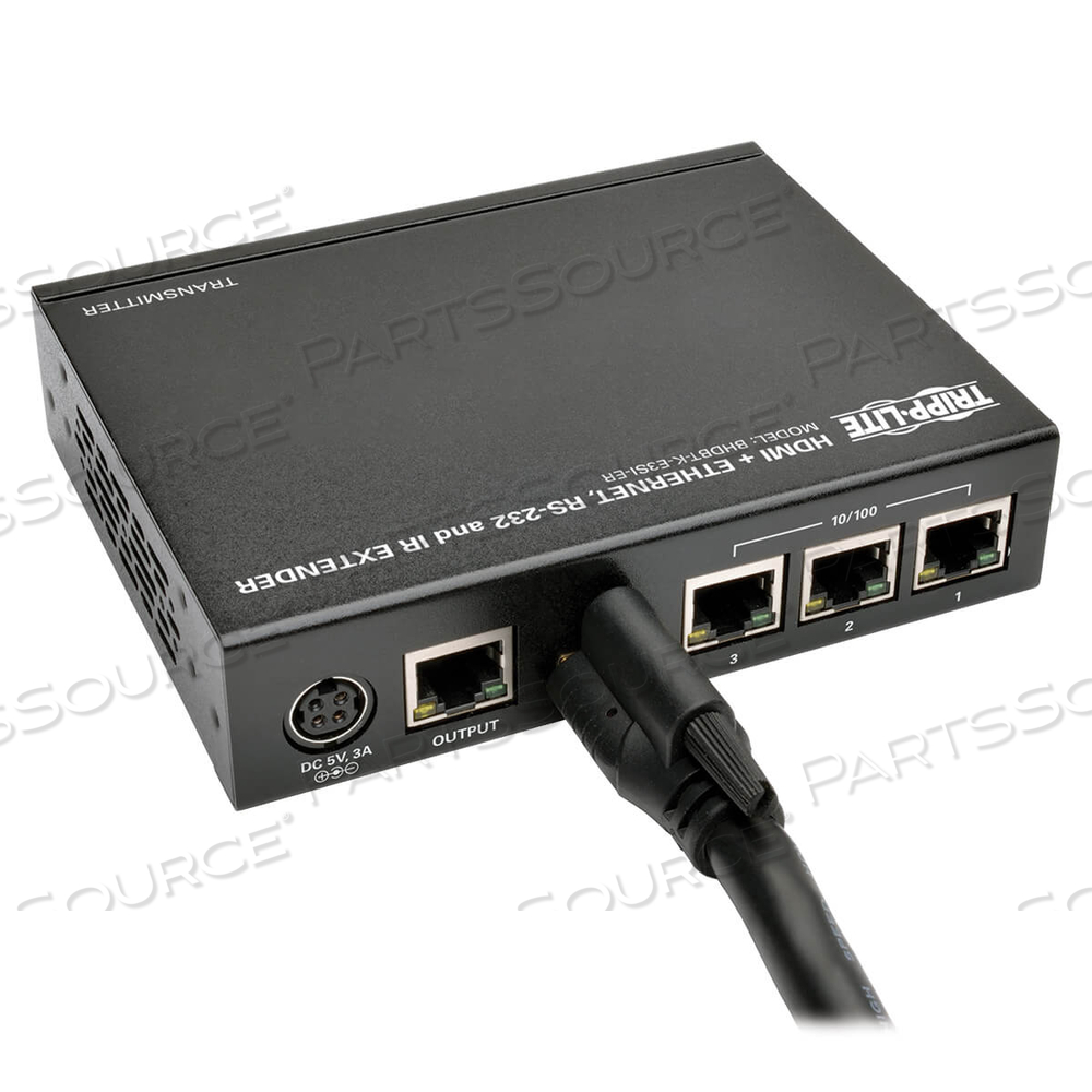 HDBASET HDMI OVER CAT5/6/6A EXTENDER KIT ETHERNET/SERIAL/IR 150M by Tripp Lite