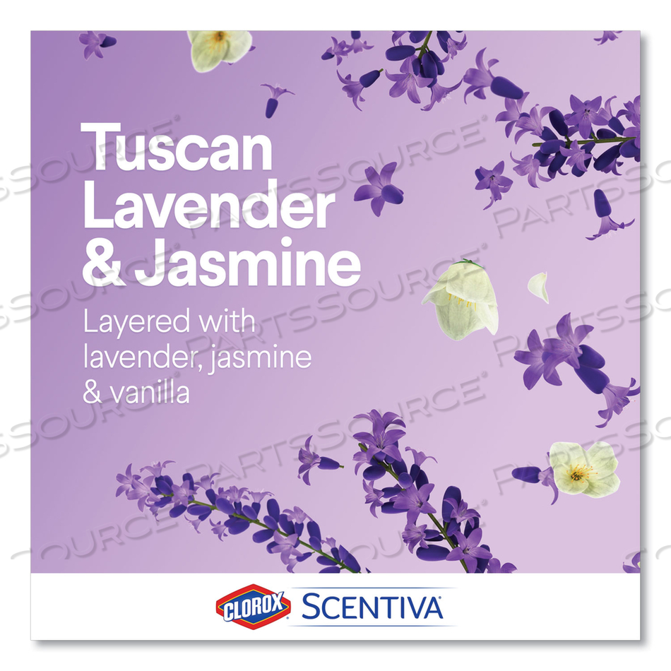 SCENTIVA MULTI SURFACE CLEANER, TUSCAN LAVENDER AND JASMINE, 32OZ, SPRAY BOTTLE 