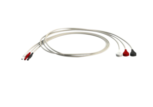 24" AAMI 3 LEAD DIN STYLE SNAP LEADWIRES by Welch Allyn Inc.