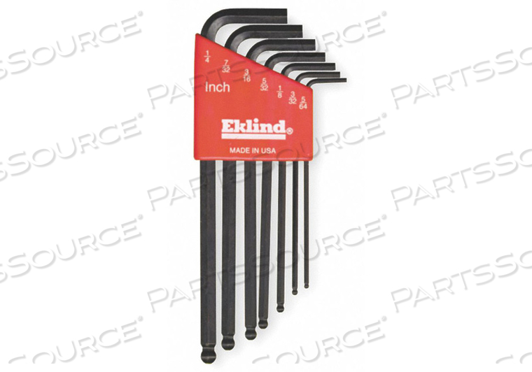 BALL END HEX KEY SET 7 PIECES by Eklind Tool Company