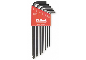 BALL END HEX KEY SET 7 PIECES by Eklind Tool Company