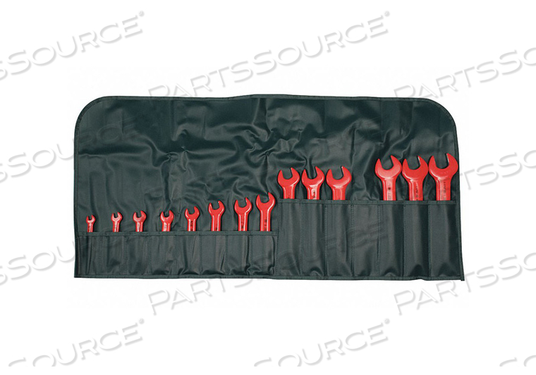 14 PIECE INSULATED OPEN END WRENCH SET - SAE by Wiha Tools 14 PIECE INSULATED OPEN END WRENCH SET - SAE by Wiha Tools