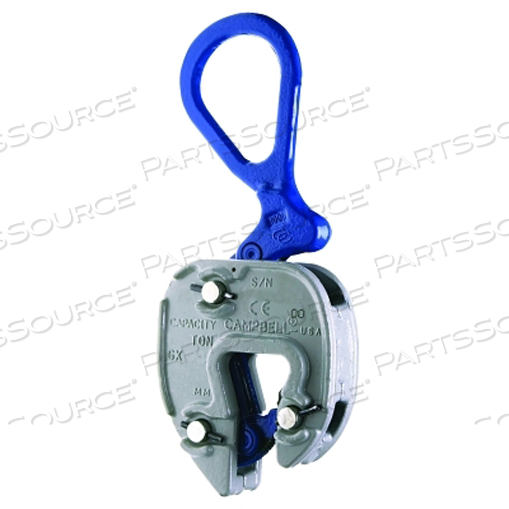 GX CLAMP, 1/2 TON WWL, 1/16 IN TO 5/8 IN GRIP by Campbell