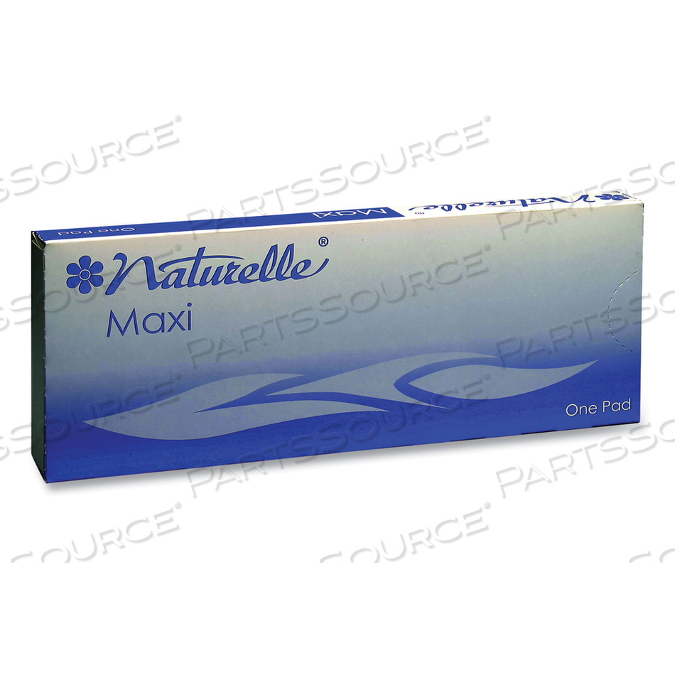 NATURELLE MAXI PADS, #8 ULTRA THIN, 250 INDIVIDUALLY WRAPPED/CARTON NATURELLE MAXI PADS, #8 ULTRA THIN, 250 INDIVIDUALLY WRAPPED/CARTON