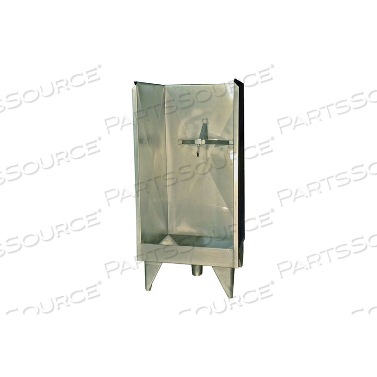 HEAD FLUSHING WITH HOSE AND NOZZLE, 36" X 36" by DC Tech, Inc.