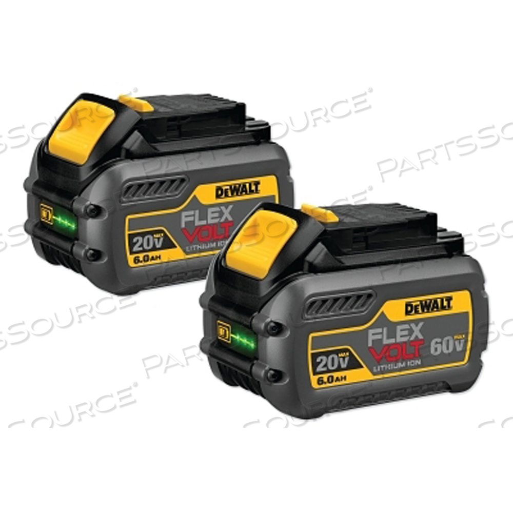 BATTERY 20.0/60V 6.0AH LI-ION by DeWalt BATTERY 20.0/60V 6.0AH LI-ION by DeWalt