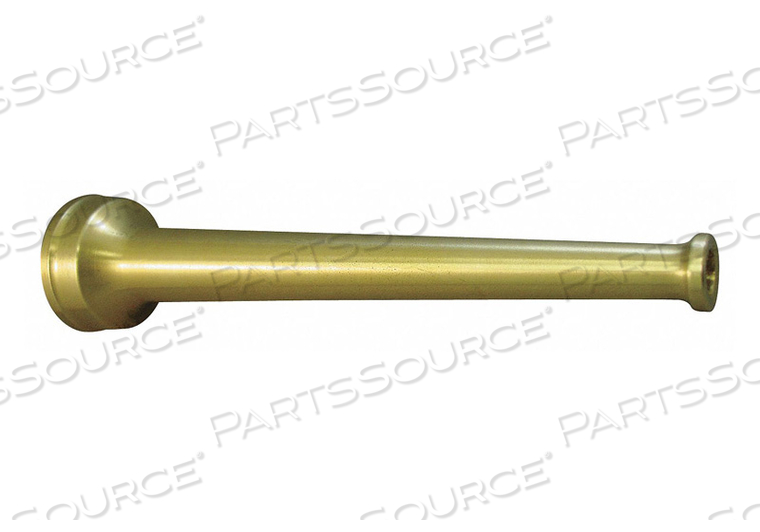 FIRE HOSE PLAIN HOSE NOZZLE - 1 IN. NPSH - BRASS by Moon American FIRE HOSE PLAIN HOSE NOZZLE - 1 IN. NPSH - BRASS by Moon American