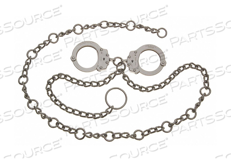 WAIST CHAIN HANDCUFFS FRONT STEEL 29 OZ by Peerless-AV