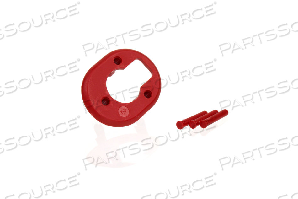 CONNECTOR, RED, CARTER 2 by Baxter Healthcare Corp.