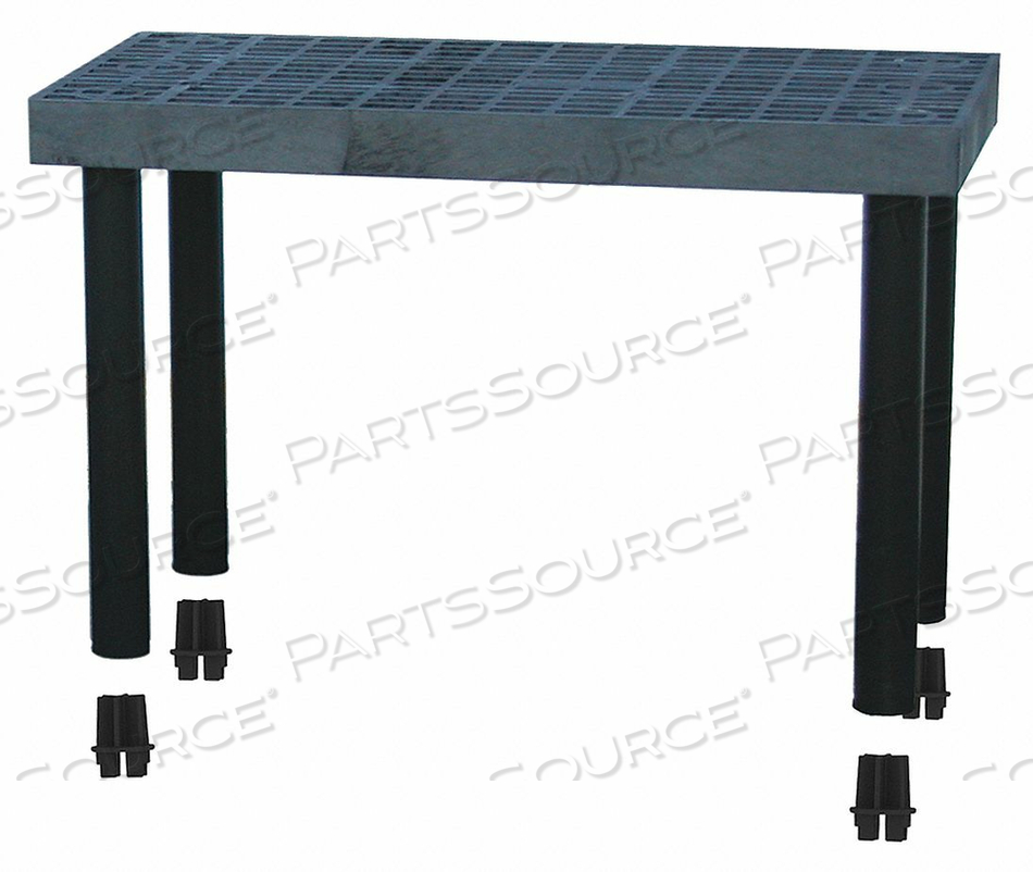 PLASTIC SHLVING OPEN ADD-ON 24 H 1 SHELF by SPC Industrial