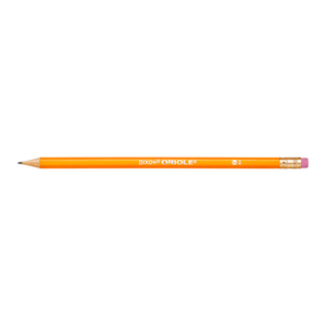 ORIOLE PRE-SHARPENED PENCIL, HB (#2), BLACK LEAD, YELLOW BARREL, 144/PACK by Dixon Ticonderoga