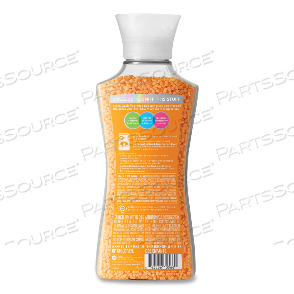 FRAGRANCE BOOSTER BEADS, GINGER MANGO SCENT, 14.8 OZ BOTTLE by Method