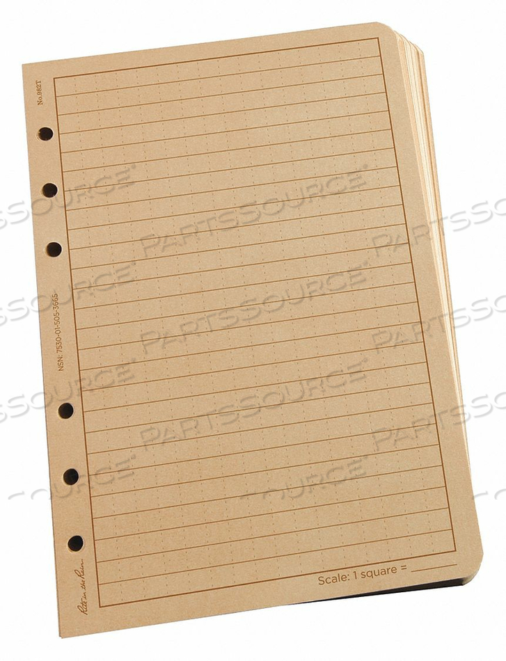 LOOSELEAF PAPER UNIVERSAL PK100 by Rite In The Rain LOOSELEAF PAPER UNIVERSAL PK100 by Rite In The Rain