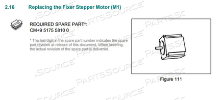 MOTOR CASSETTE FIXING by Agfa HealthCare