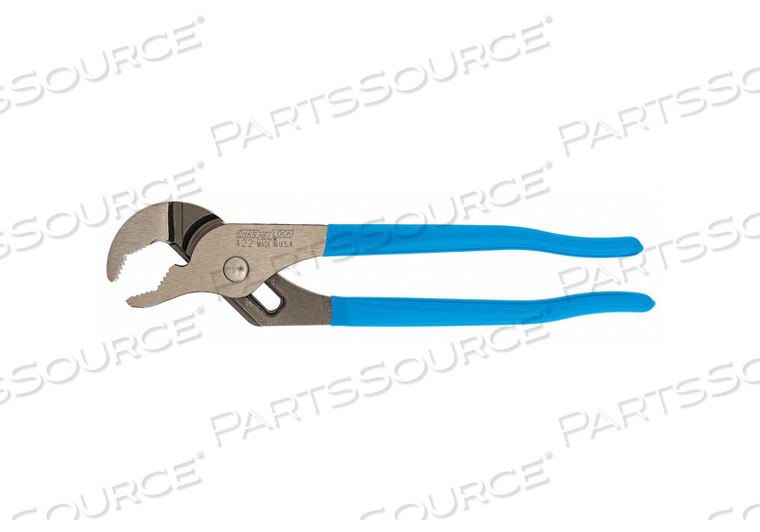 TONGUE AND GROOVE PLIER, PLIER TYPE TONGUE & GROOVE PLIERS, ADJUSTMENT MECHANISM GROOVE JOINT, JAW TEXTURE SERRATED, JAW SHAPE V, OVERALL LE by Channellock Inc. TONGUE AND GROOVE PLIER, PLIER TYPE TONGUE & GROOVE PLIERS, ADJUSTMENT MECHANISM GROOVE JOINT, JAW TEXTURE SERRATED, JAW SHAPE V, OVERALL LE by Channellock Inc.