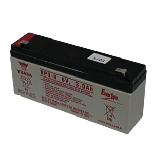 BATTERY, SEALED LEAD ACID, 6V, 3 AH, FASTON (F1) FOR CRITIKON PROCARE 200 by R&D Batteries, Inc.